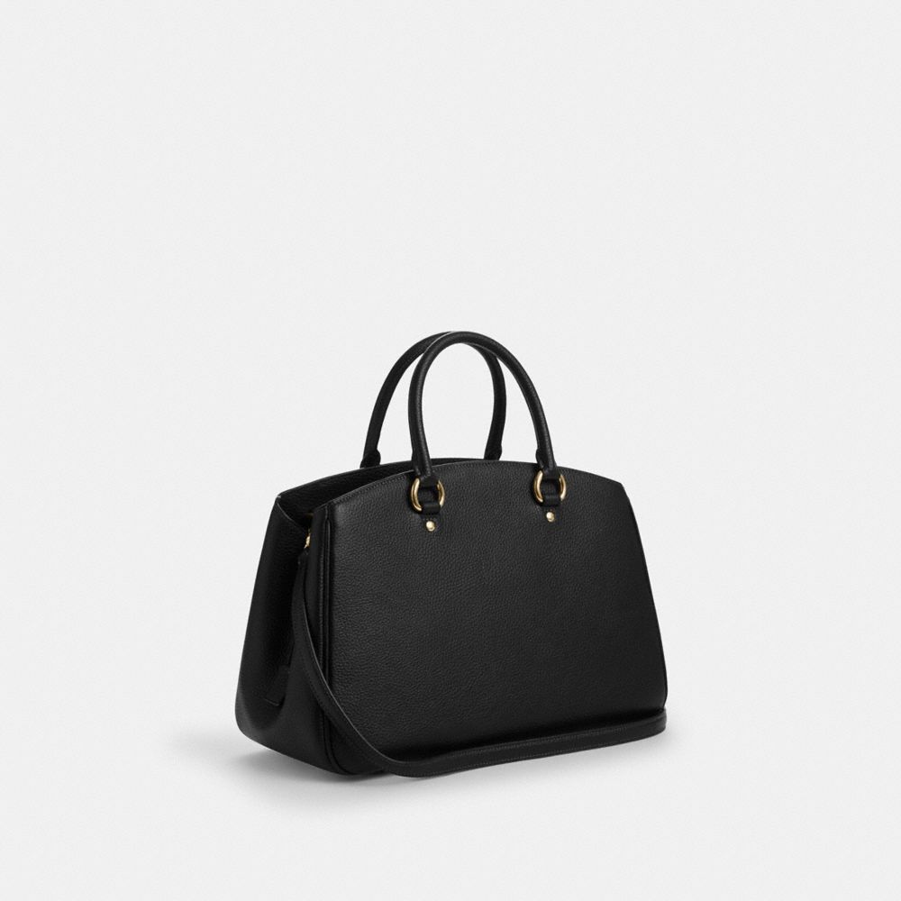 Coach Savannah Carryall Bag Gold Black