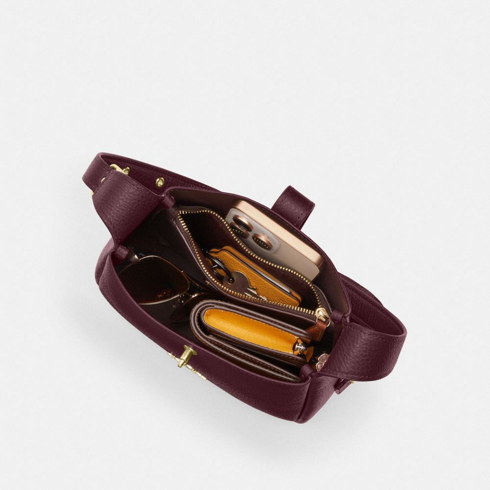 Coach Hadley Mini Crossbody Bag Im Dark Wine