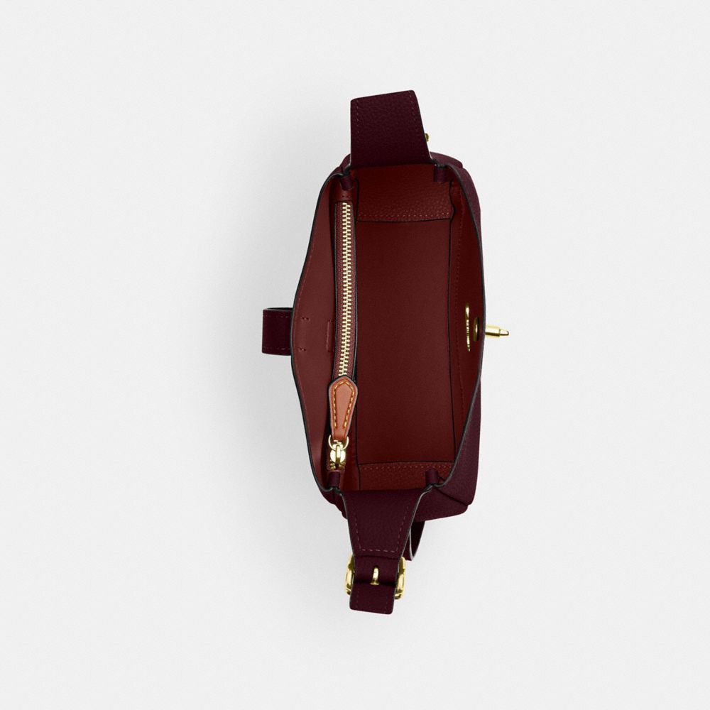 Coach Hadley Mini Crossbody Bag Im Dark Wine