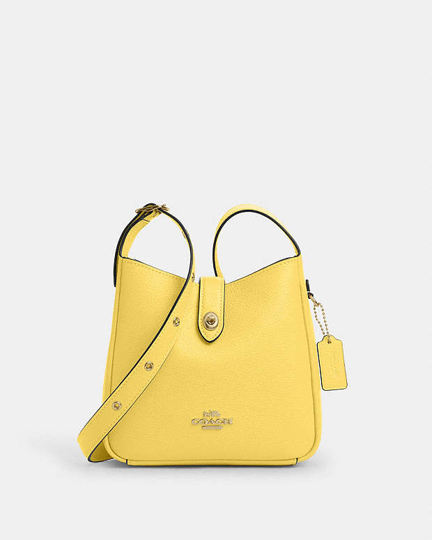 Hadley Mini Crossbody Bag Pebbled Leather-Gold-Yellow Pebbled Leather-Gold-Yellow