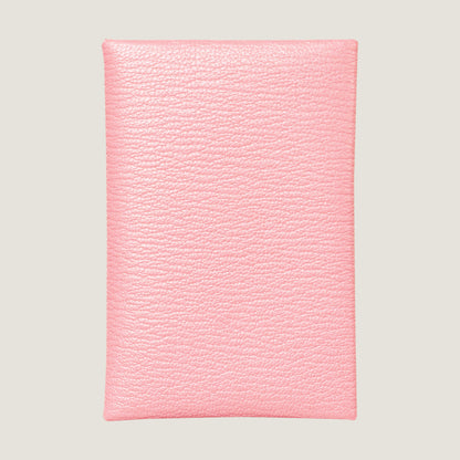  Hermes Calvi Card Holder Toupe