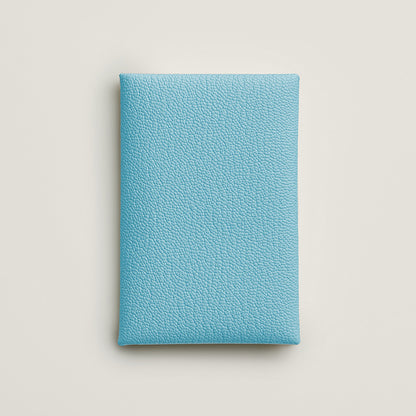  Hermes Calvi Card Holder Toupe