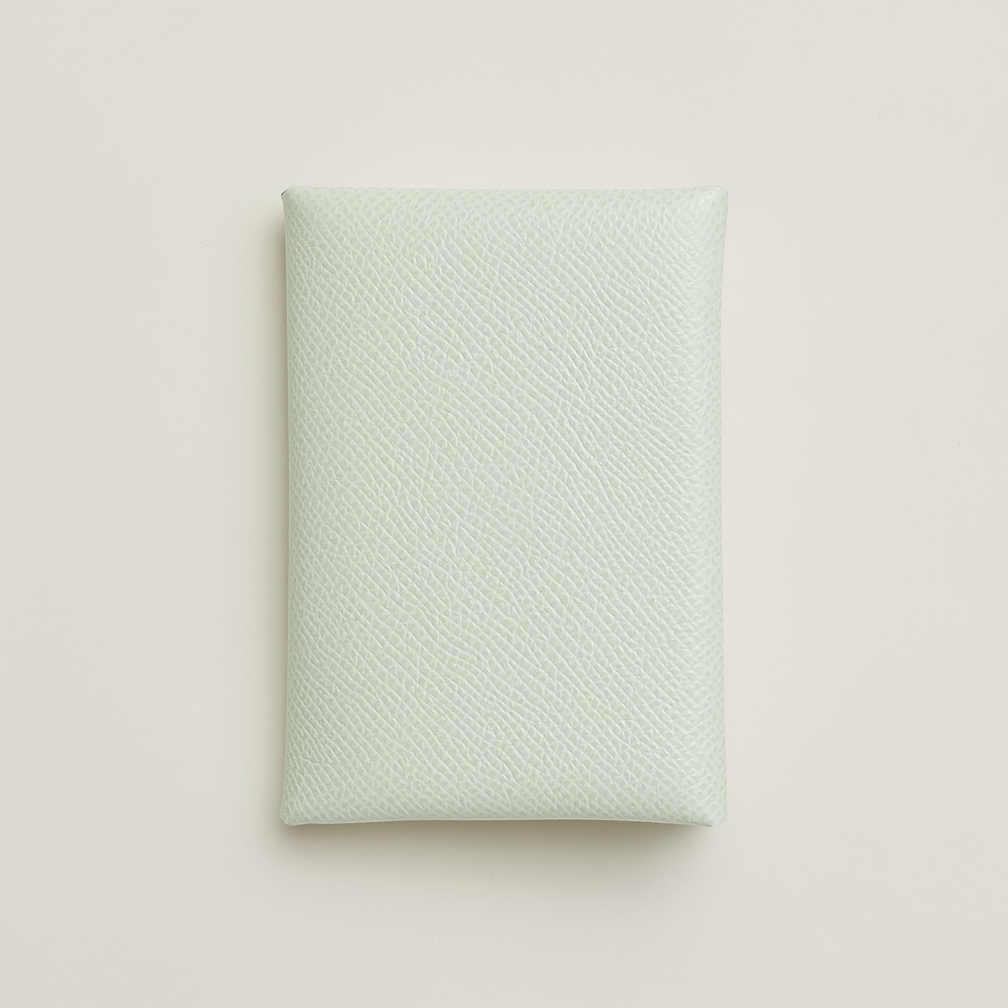  Hermes Calvi Duo Compact Card Holder Jaune Citron