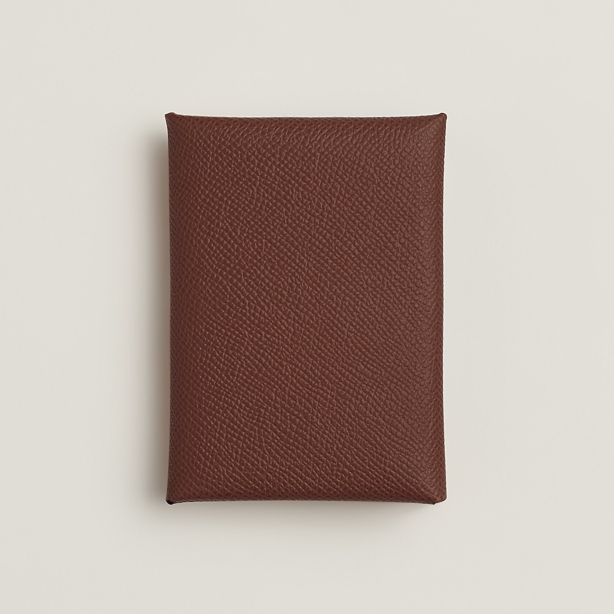  Hermes Calvi Duo Compact Card Holder Terre
