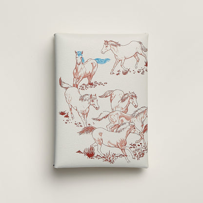  Hermes Calvi Duo Compact Card Holder Blanc