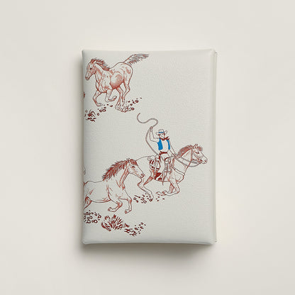  Hermes Calvi Duo Compact Card Holder Blanc