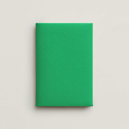  Hermes Calvi Duo Compact Verso Card Holder Menthe