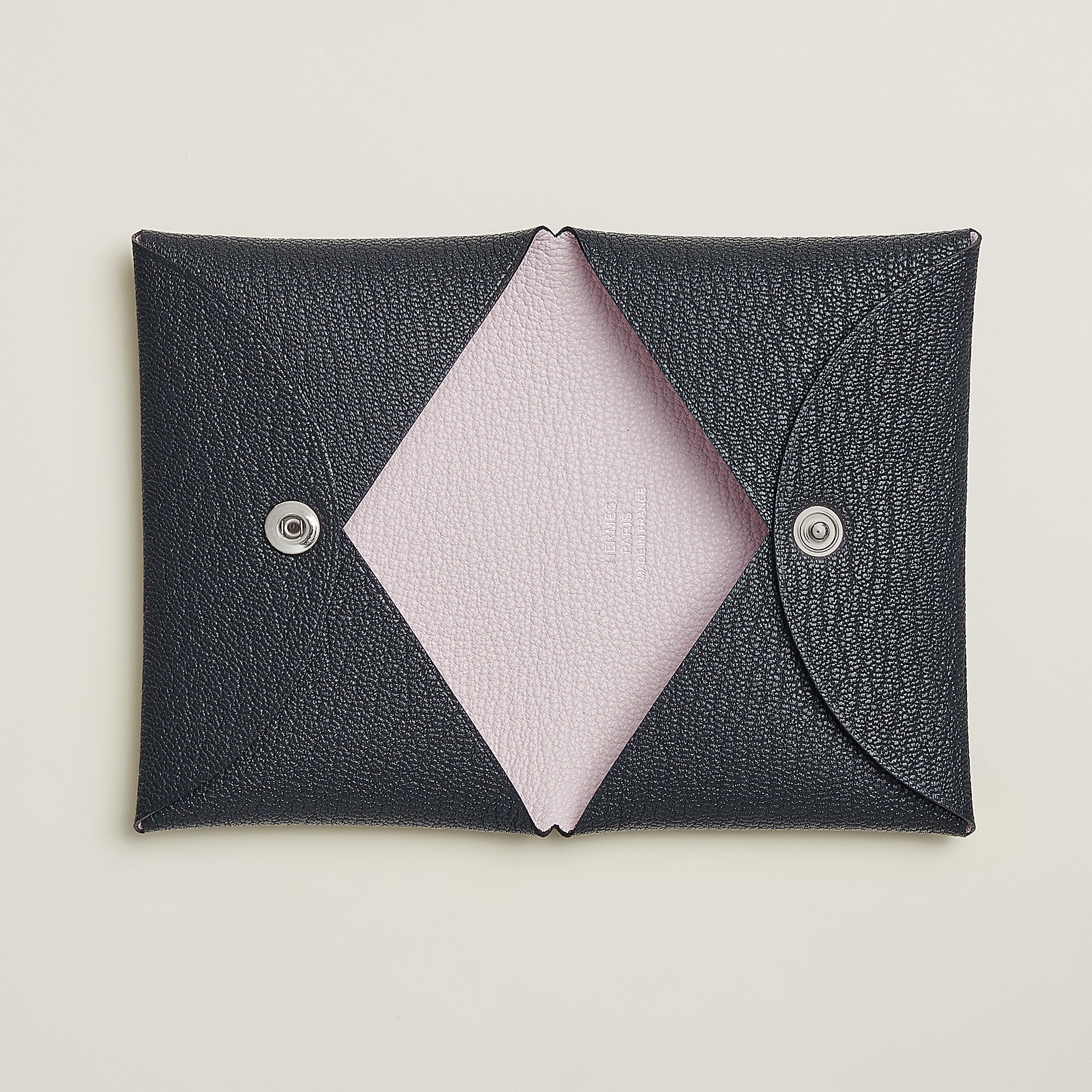  Hermes Calvi Verso Card Holder Menthe