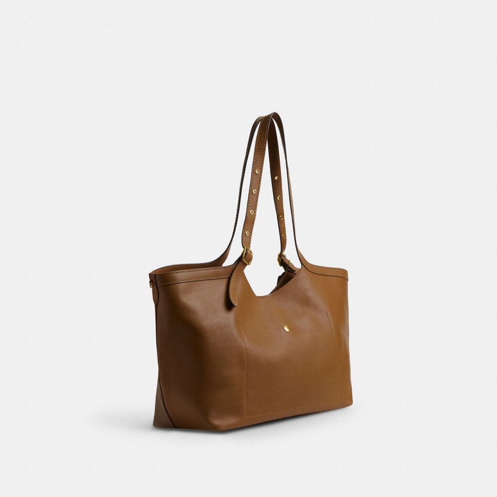 Coach Gramercy Tote Bag Brass Honey Brown