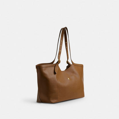 Coach Gramercy Tote Bag Brass Honey Brown