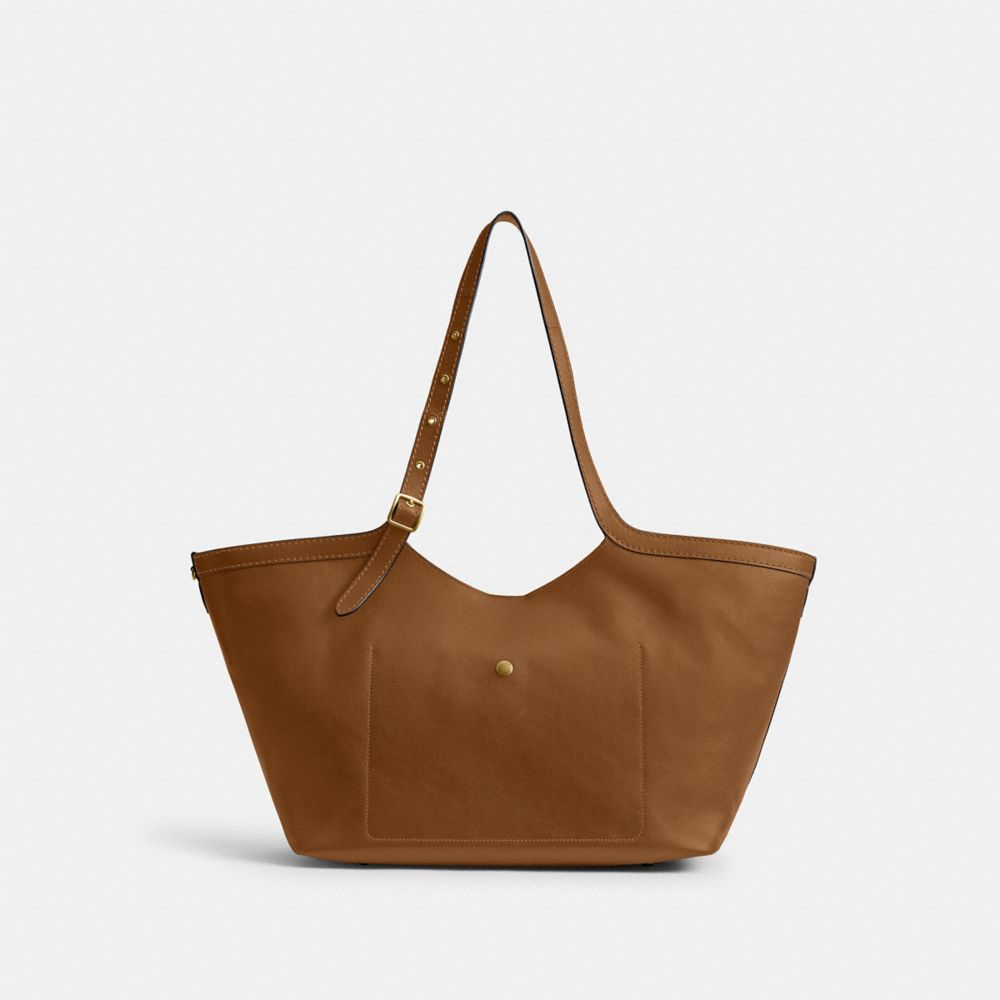 Coach Gramercy Tote Bag Brass Honey Brown
