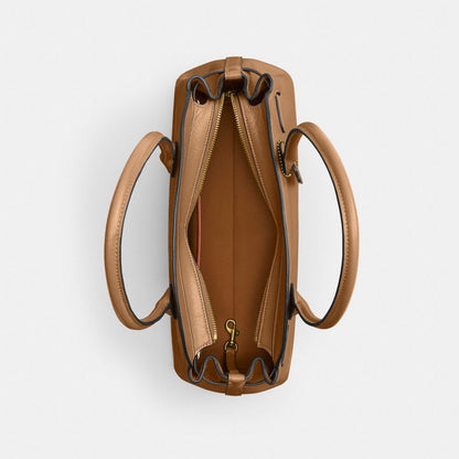 Coach Empire Carryall Bag 34 Brass Honey Brown