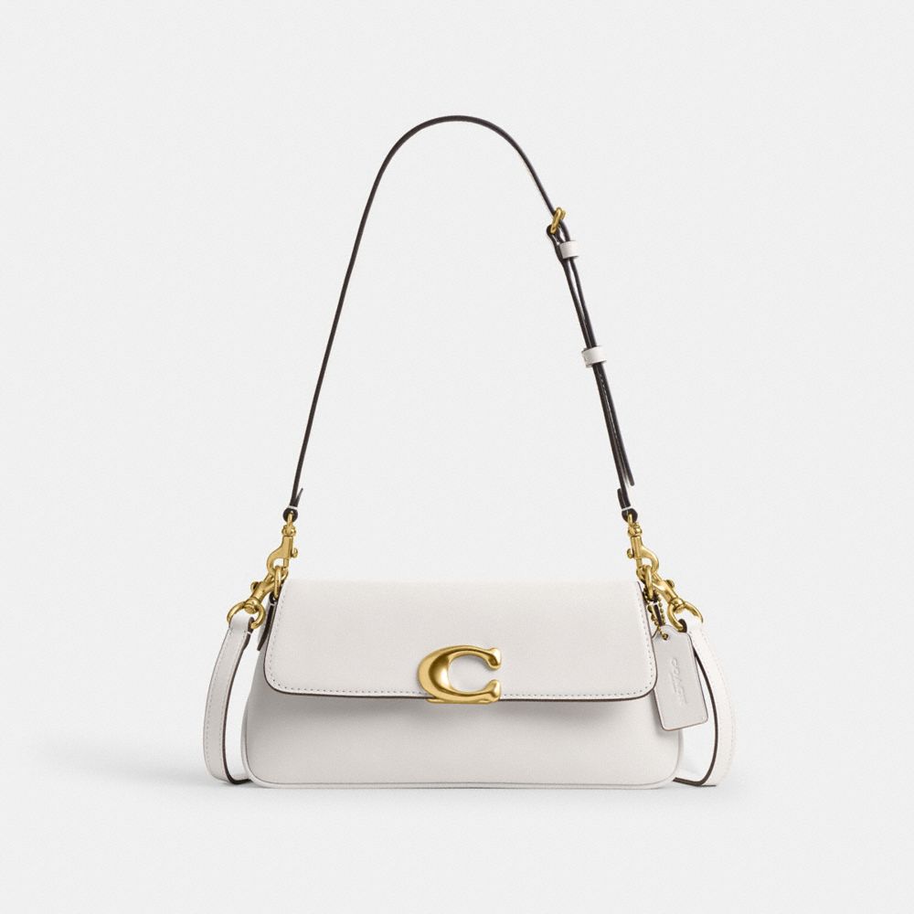 Coach Jet Shoulder Bag Brass Chalk