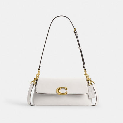 Coach Jet Shoulder Bag Brass Chalk