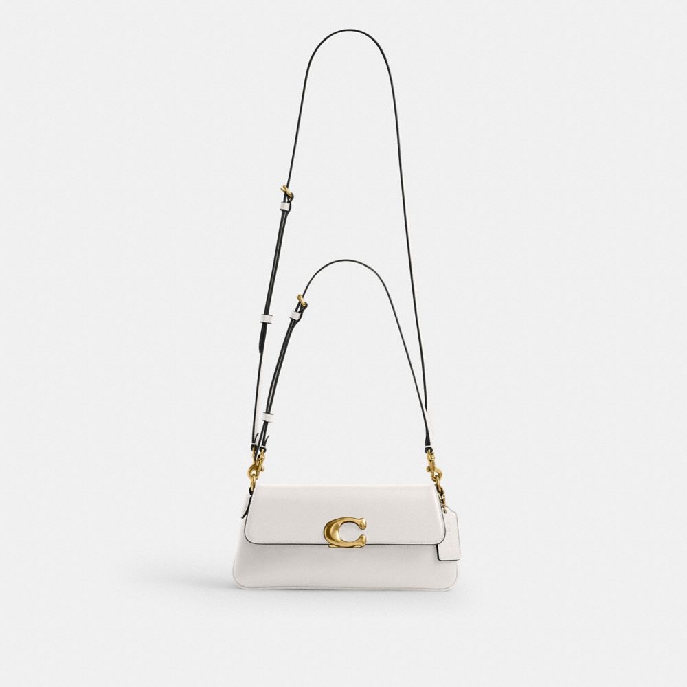 Coach Jet Shoulder Bag Brass Chalk