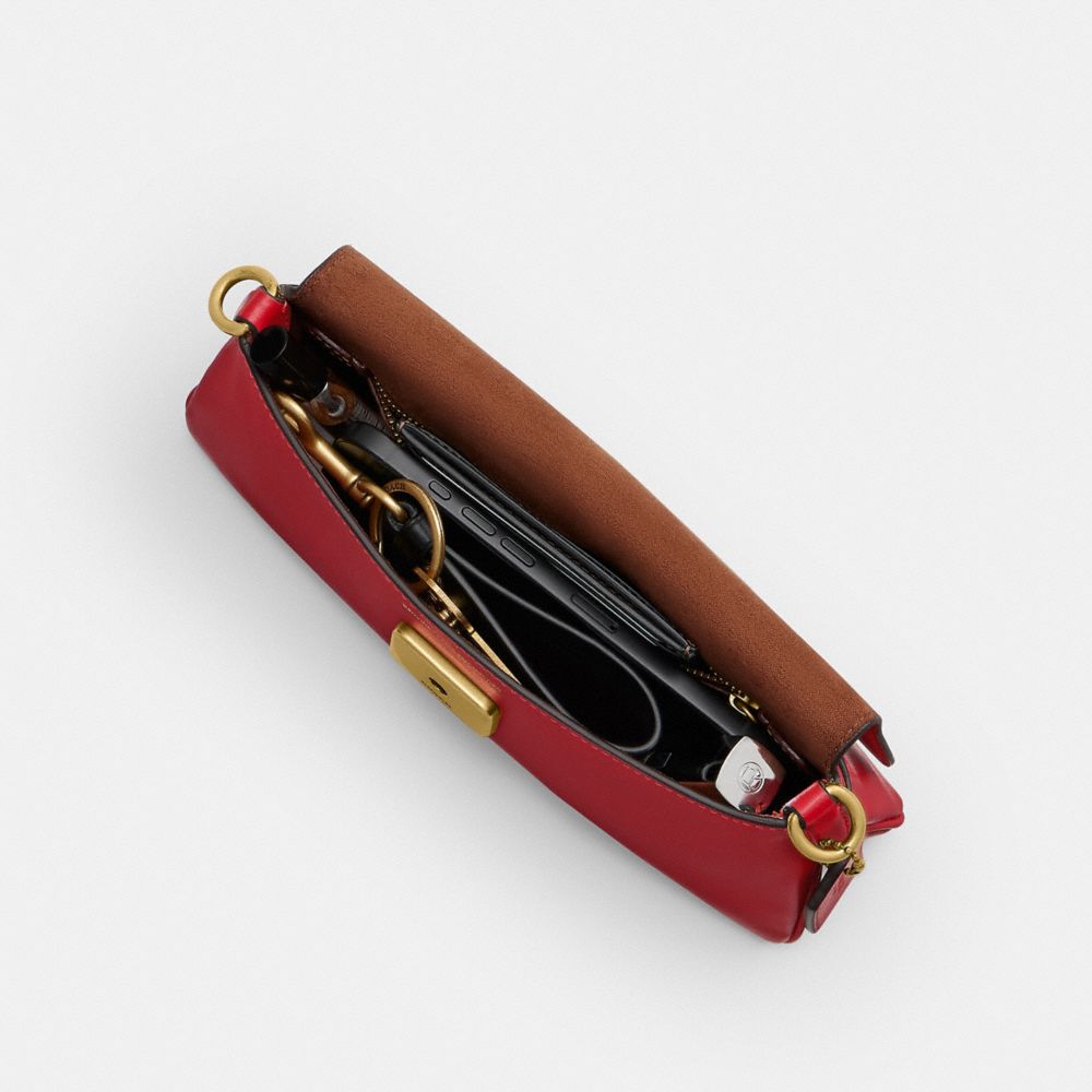 Coach Jet Shoulder Bag Brass/Poppy