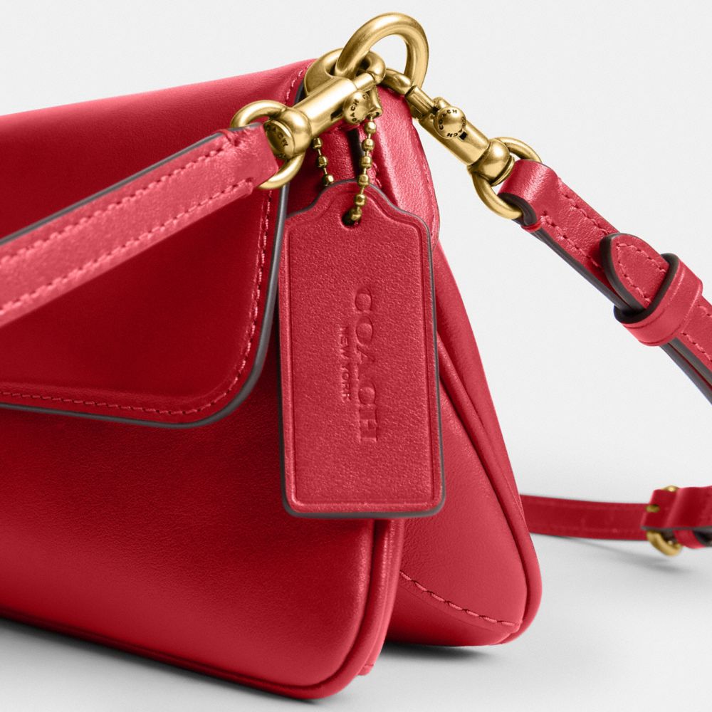 Coach Jet Shoulder Bag Brass/Poppy