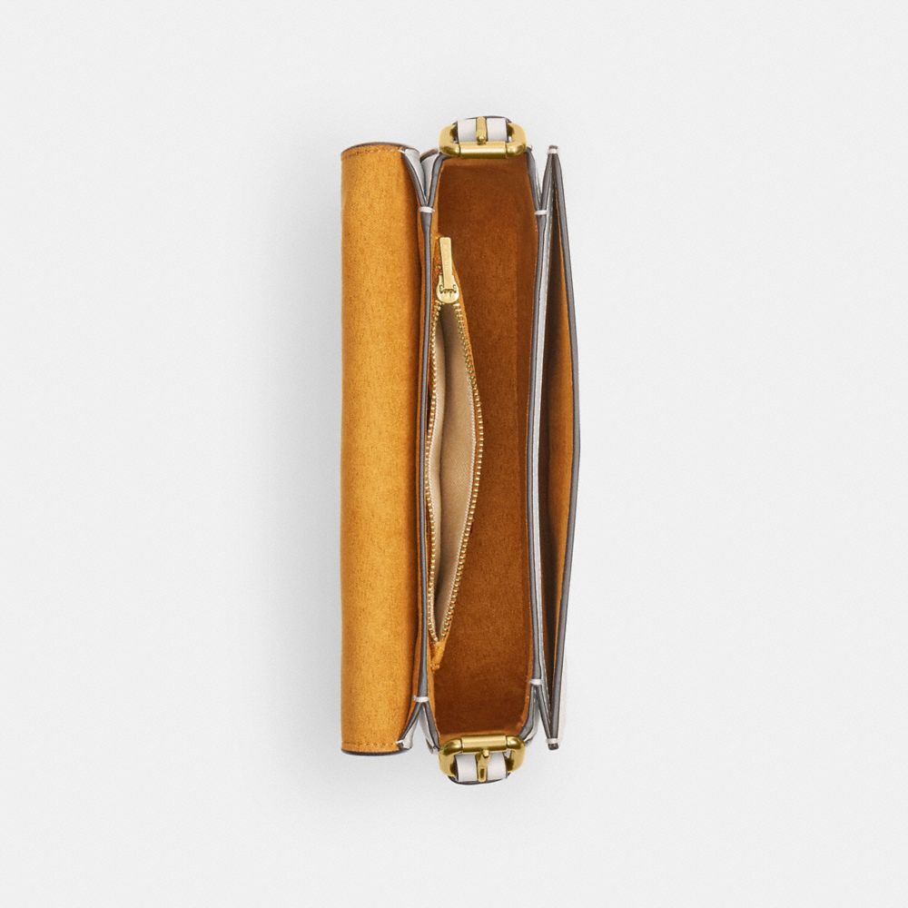 Coach Sage Shoulder Bag Brass Chalk