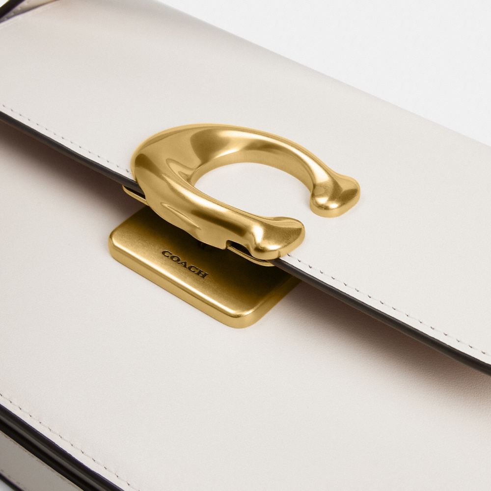 Coach Sage Shoulder Bag Brass Chalk