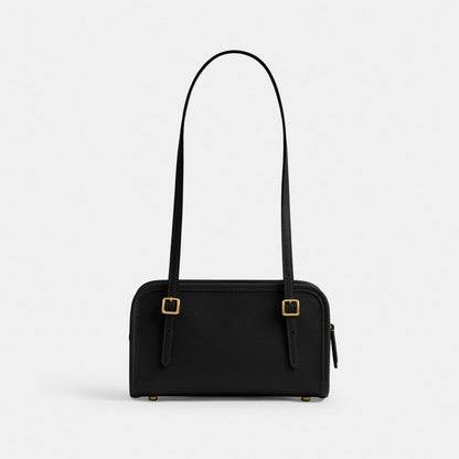 Coach Swing Zip Bag 20 Brass Black