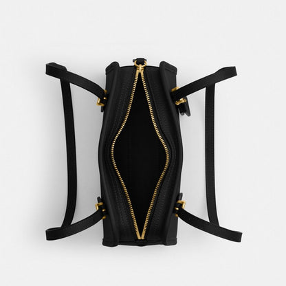 Coach Swing Zip Bag 20 Brass Black