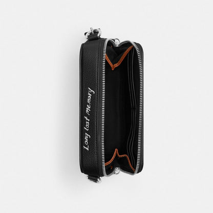 Coach Charter Crossbody Bag 19 With Sketch Print Black