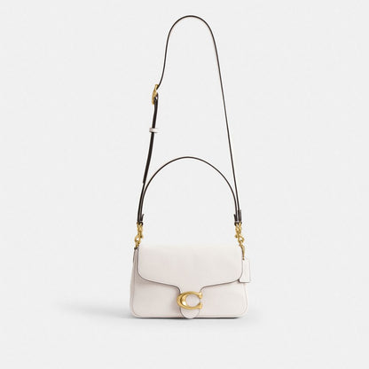 Coach Soft Tabby Shoulder Bag Brass Chalk