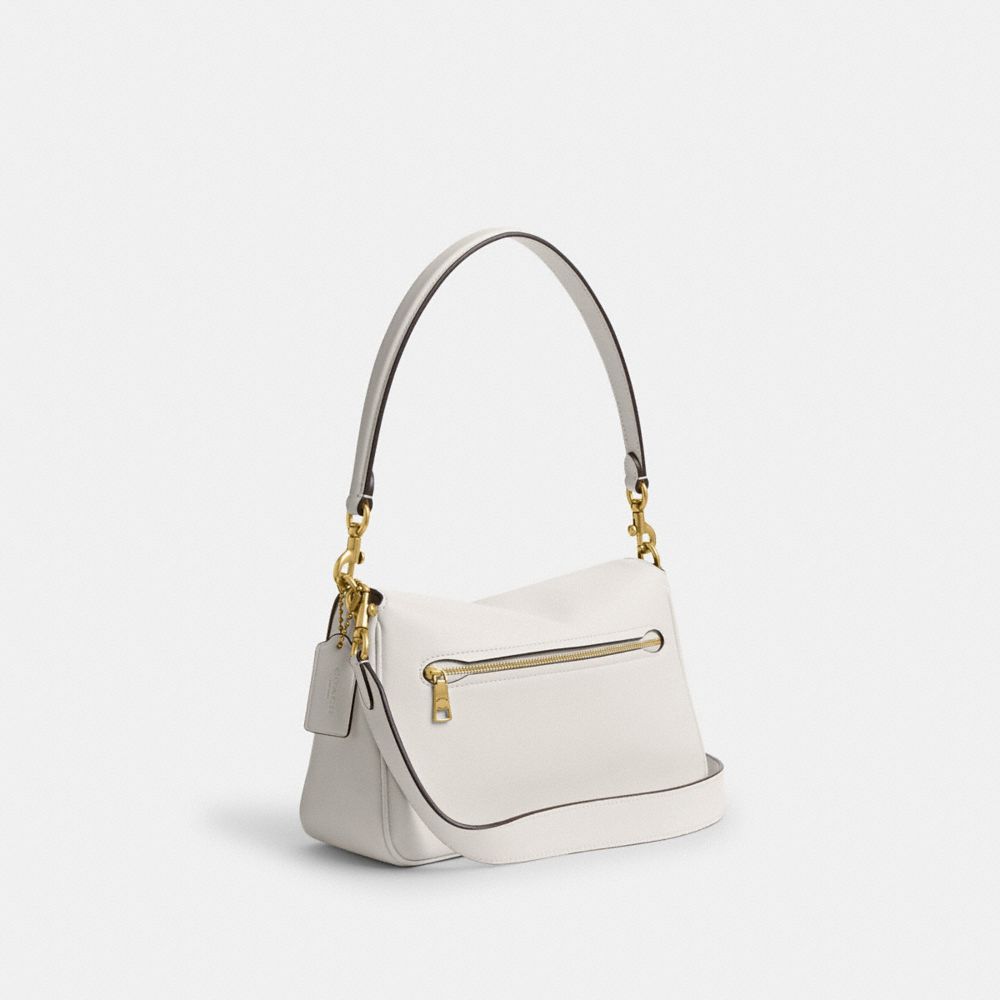 Coach Soft Tabby Shoulder Bag Brass Chalk