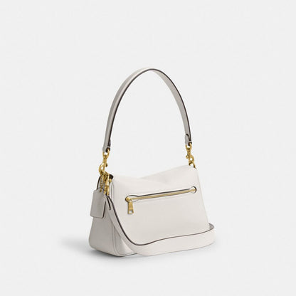 Coach Soft Tabby Shoulder Bag Brass Chalk
