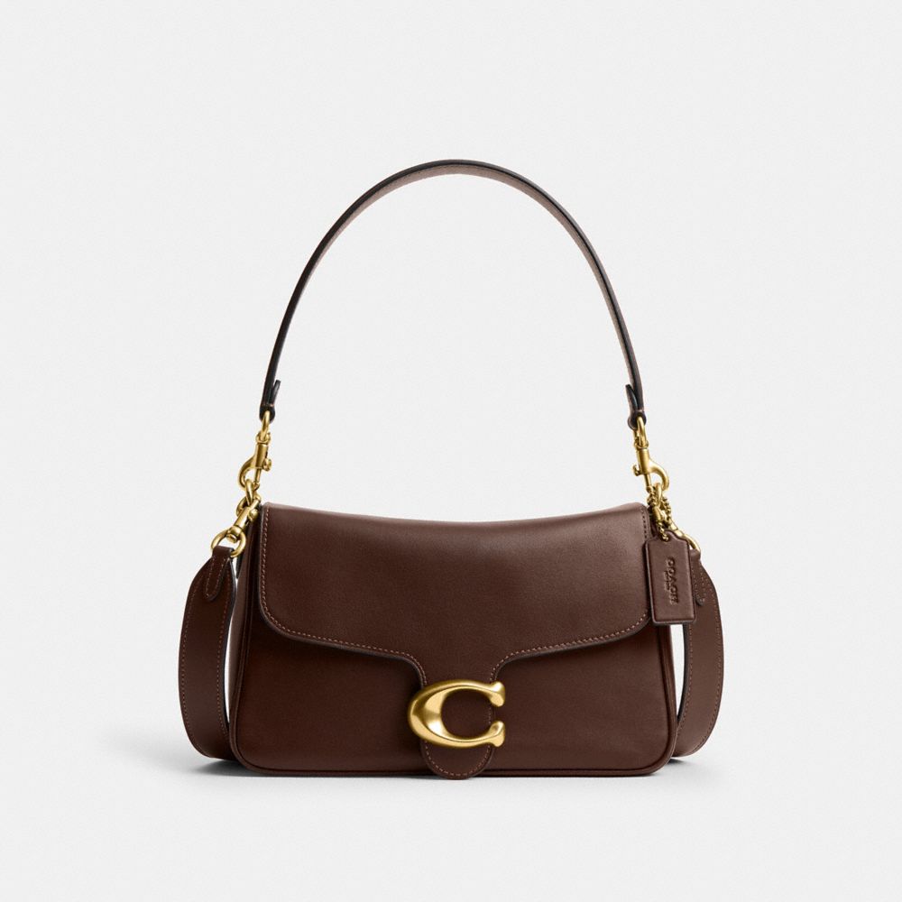 Coach Soft Tabby Shoulder Bag Brass Maple