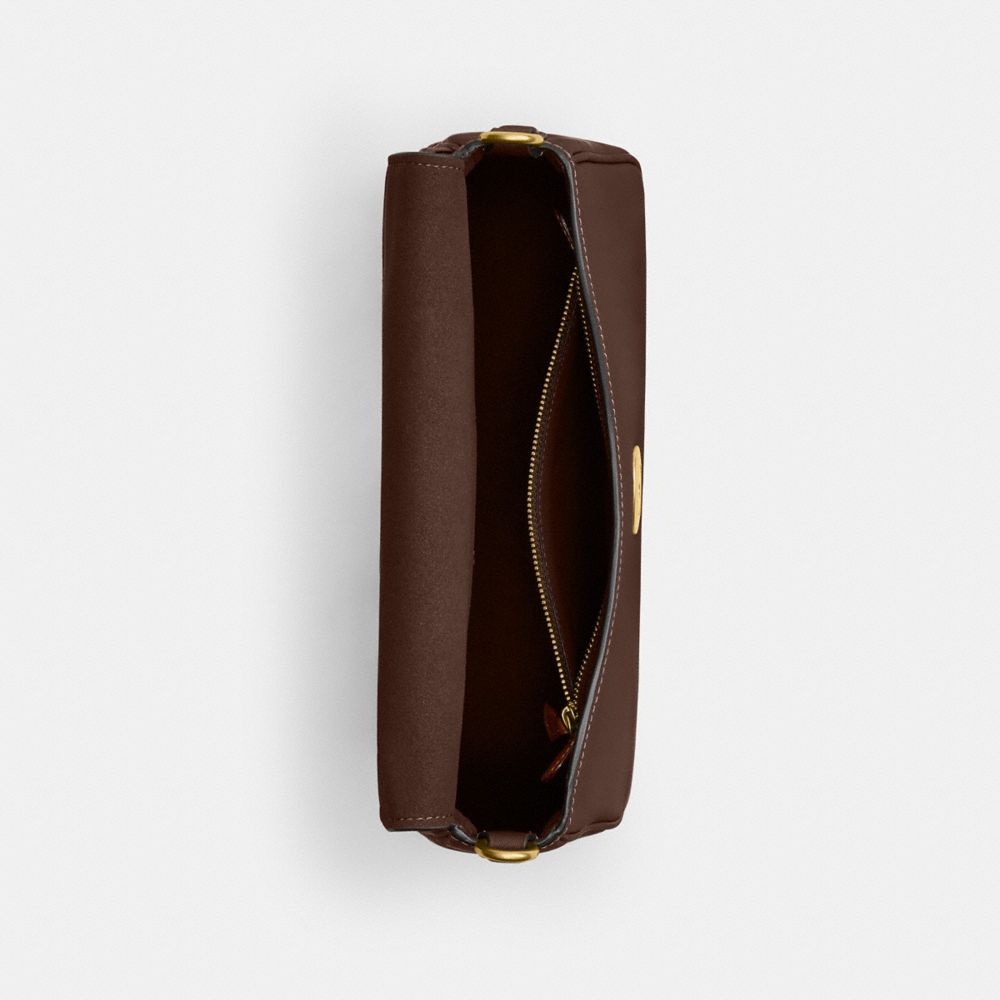 Soft Tabby Shoulder Bag Smooth Leather-Brass-Maple Smooth Leather-Brass-Maple