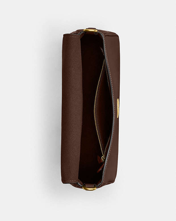 Soft Tabby Shoulder Bag Smooth Leather-Brass-Maple Smooth Leather-Brass-Maple