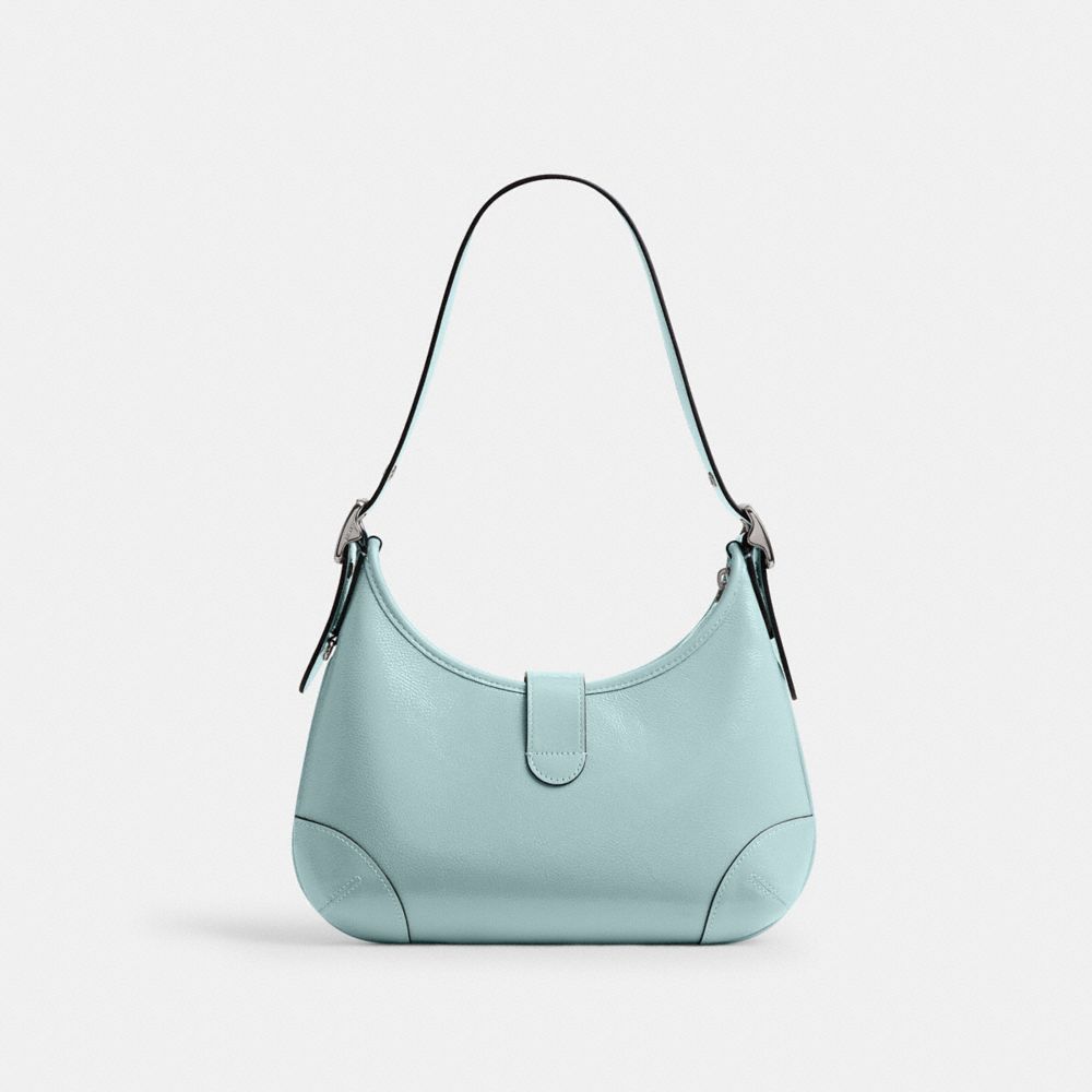 Coach Hamptons Hobo Bag Silver Light Blue