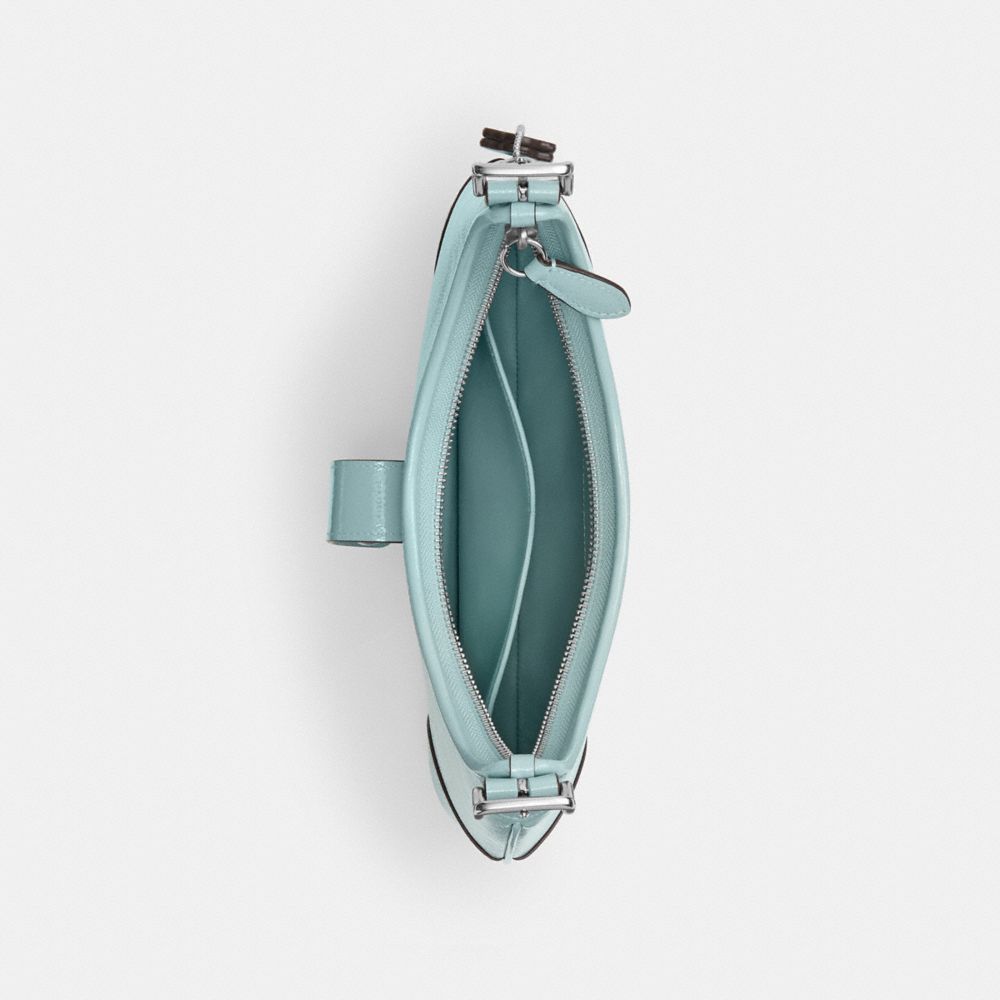 Coach Hamptons Hobo Bag Silver Light Blue