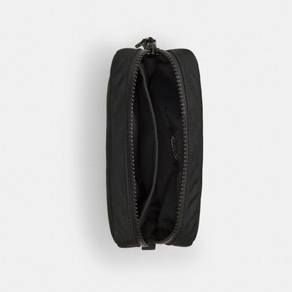 Coach Coachtopia Loop Pouch In Recycled Polyester Black