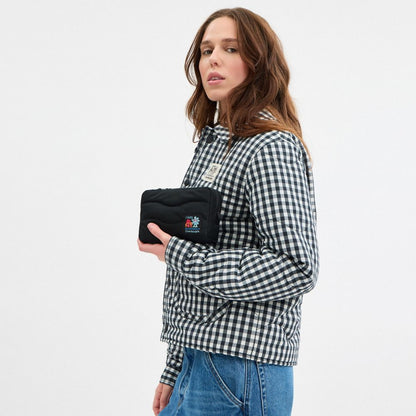 Coach Coachtopia Loop Pouch In Recycled Polyester Black