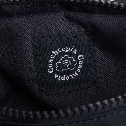 Coach Coachtopia Loop Pouch In Recycled Polyester Black