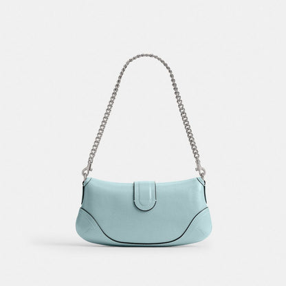 Coach Soho Bag 25 Silver Light Blue