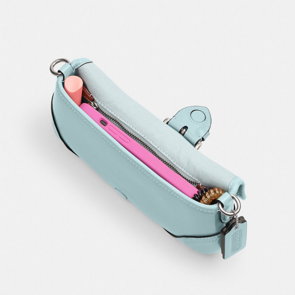 Coach Soho Bag 25 Silver Light Blue