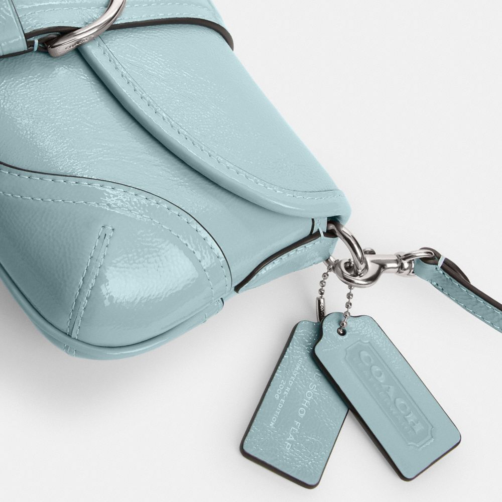 Coach Soho Bag 25 Silver Light Blue