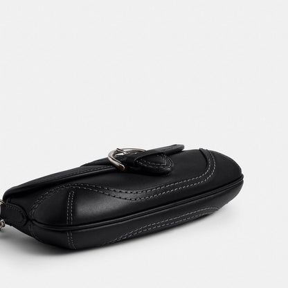 Coach Soho Bag 25 Silver Black