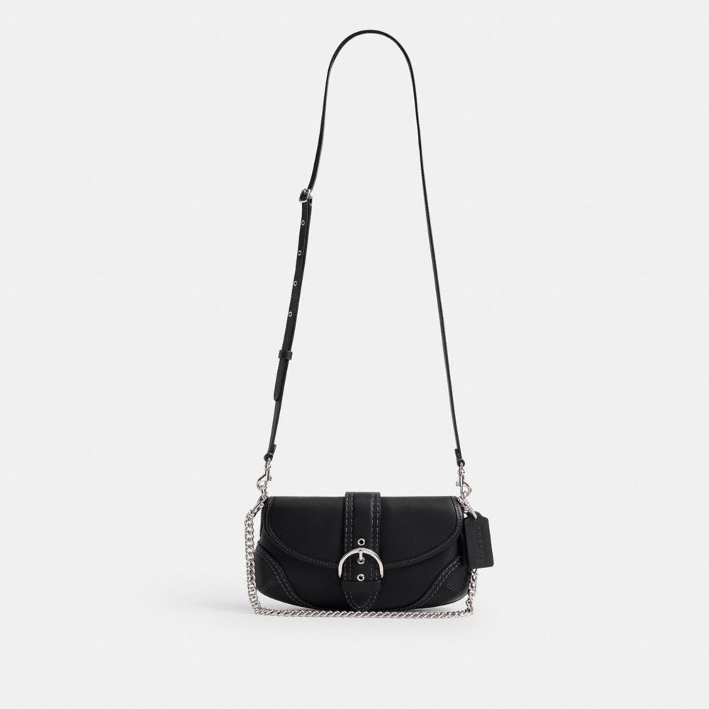 Coach Soho Bag 25 Silver Black