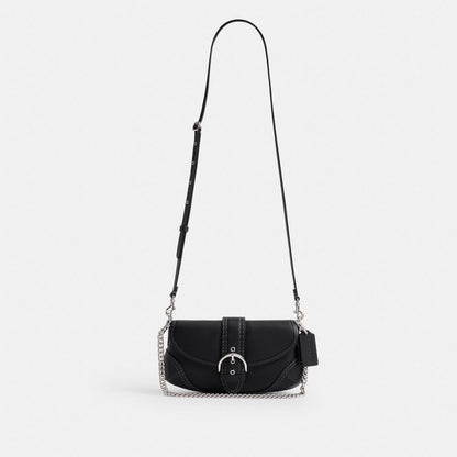Coach Soho Bag 25 Silver Black
