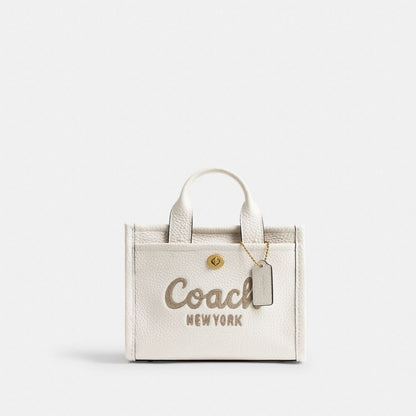 Coach Cargo Tote Bag 20 Brass Chalk