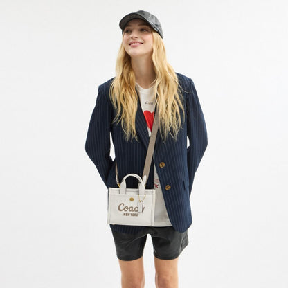 Coach Cargo Tote Bag 20 Brass Chalk