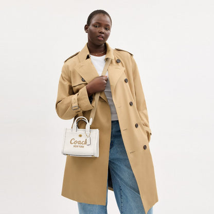 Coach Cargo Tote Bag 20 Brass Chalk