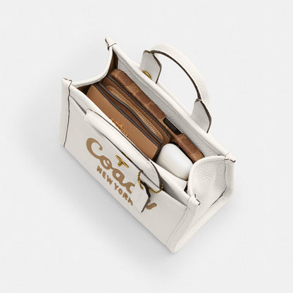 Coach Cargo Tote Bag 20 Brass Chalk