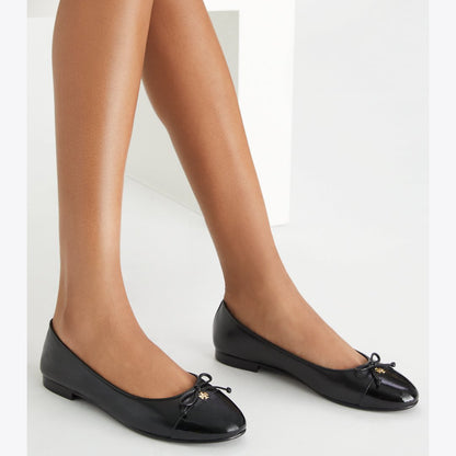 Tory Burch Cap-Toe Ballet PERFECT BLACK / PERFECT BLACK