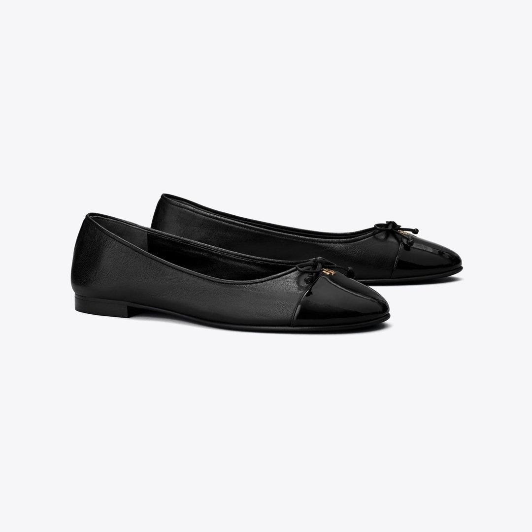 Tory Burch Cap-Toe Ballet PERFECT BLACK / PERFECT BLACK