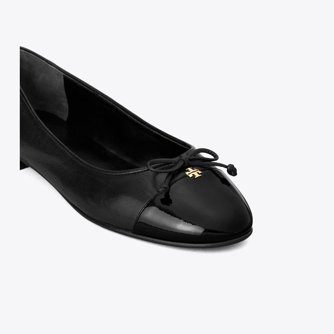 Tory Burch Cap-Toe Ballet PERFECT BLACK / PERFECT BLACK